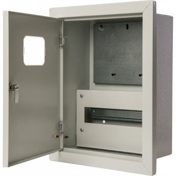 Корпус металлический учетный встроенный DEKRAFT 430х330х160, 1-фазн., 12 мод.,