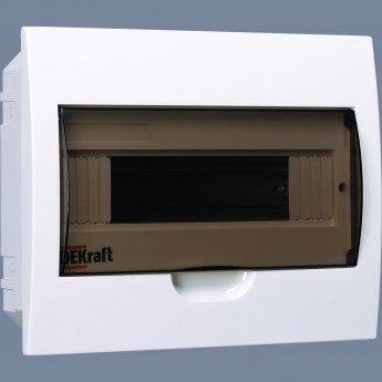 Корпус пластиковый встраиваемый DEKRAFT 12 модулей, IP41, ЩРВ