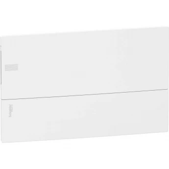 Щит встраиваемый SCHNEIDER ELECTRIC MINI PRAGMA с белой дверцей 1РЯД/18МОД,IP40,IK07,63А,2 клеммы,Италия