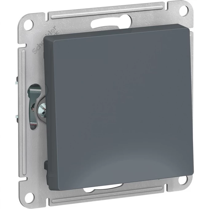 1-клавишный выключатель SCHNEIDER ELECTRIC ATLASDESIGN с самовозвратом, грифель ATN000715 1-клавишный выключатель SCHNEIDER ELECTRIC ATLASDESIGN с самовозвратом, грифель ATN000715