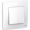 1-клавишный выключатель SCHNEIDER ELECTRIC BLANCA (cх.1), 6А, 250B, БЕЛЫЙ BLNVS006101