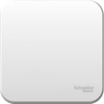 1-клавишный выключатель SCHNEIDER ELECTRIC BLANCA, с монтажной пластиной, 10А, 250В, БЕЛЫЙ