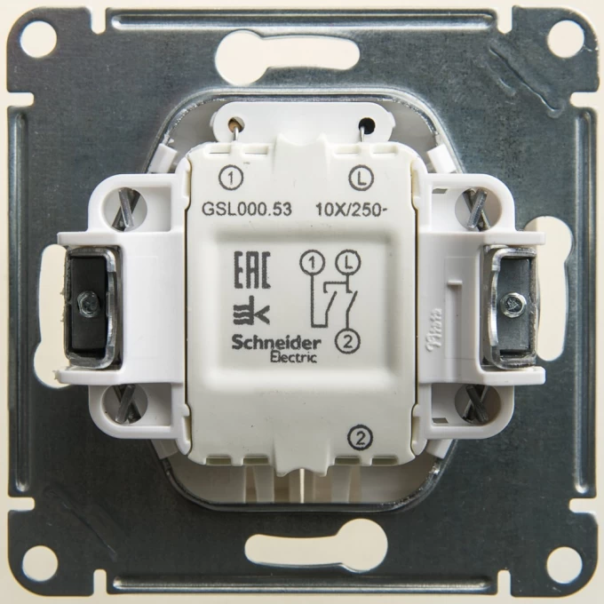 2-клавишный выключатель SCHNEIDER ELECTRIC GLOSSA с подсветкой, сх.5а, 10АХ, механизм, ПЕРЛАМУТР GSL000653 2-клавишный выключатель SCHNEIDER ELECTRIC GLOSSA с подсветкой, сх.5а, 10АХ, механизм, ПЕРЛАМУТР GSL000653