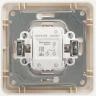 2-клавишный выключатель SCHNEIDER ELECTRIC W59, 10АХ, в сборе, СЛОНОВАЯ КОСТЬ VS510-252-28