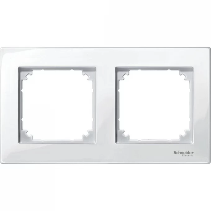 2-постовая рамка SCHNEIDER ELECTRIC MERTEN M-PLAN, ПОЛ.БЕЛЫЙ, SM MTN515219 2-постовая рамка SCHNEIDER ELECTRIC MERTEN M-PLAN, ПОЛ.БЕЛЫЙ, SM MTN515219