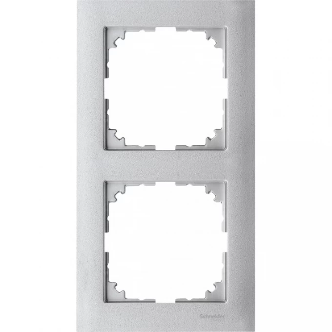 2-постовая рамка SCHNEIDER ELECTRIC MERTEN M-PURE, АЛЮМИНИЙ, SM MTN4020-3660 2-постовая рамка SCHNEIDER ELECTRIC MERTEN M-PURE, АЛЮМИНИЙ, SM MTN4020-3660