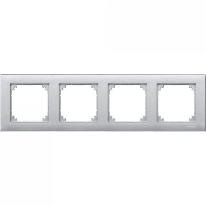 4-постовая рамка SCHNEIDER ELECTRIC MERTEN M-PLAN, АЛЮМИНИЙ SM MTN486460 4-постовая рамка SCHNEIDER ELECTRIC MERTEN M-PLAN, АЛЮМИНИЙ SM MTN486460