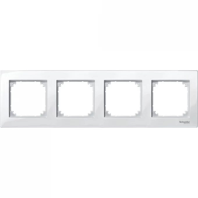 4-постовая рамка SCHNEIDER ELECTRIC MERTEN M-PLAN, ПОЛ.БЕЛЫЙ, SM MTN515419 4-постовая рамка SCHNEIDER ELECTRIC MERTEN M-PLAN, ПОЛ.БЕЛЫЙ, SM MTN515419