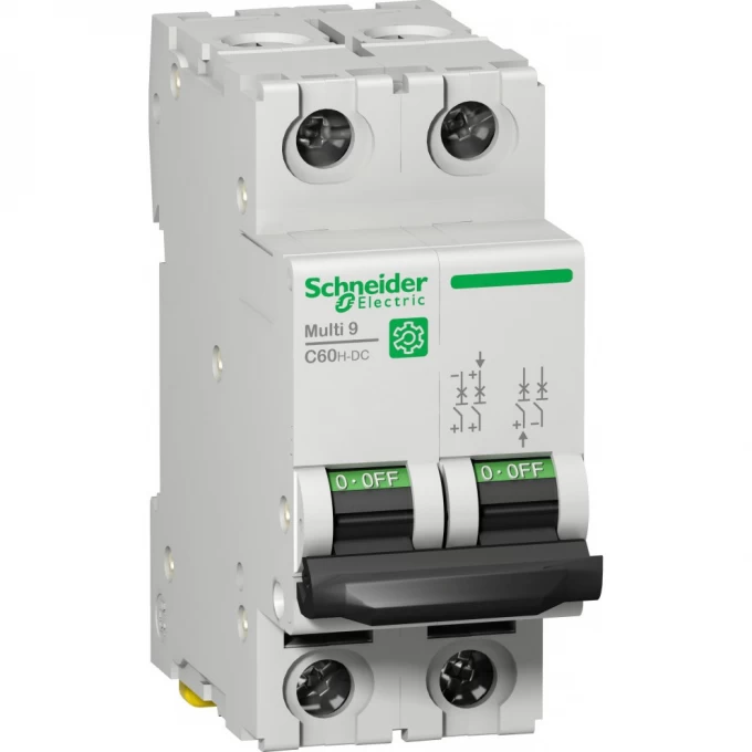 Автоматический выключатель SCHNEIDER ELECTRIC MULTI 9 C60H-DC 2П 4A C M9U21204 Автоматический выключатель SCHNEIDER ELECTRIC MULTI 9 C60H-DC 2П 4A C M9U21204