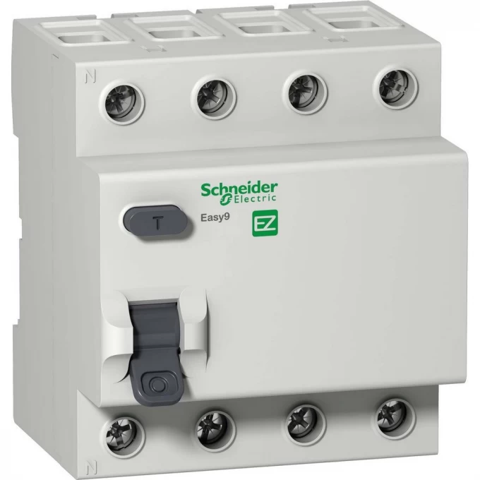 Дифференциальный выключатель (УЗО) SCHNEIDER ELECTRIC EASY 9 4П 63А 300мА AC 230В =S= EZ9R64463 Дифференциальный выключатель (УЗО) SCHNEIDER ELECTRIC EASY 9 4П 63А 300мА AC 230В =S= EZ9R64463