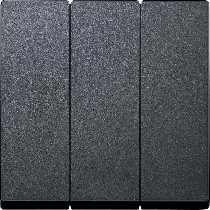 Клавиша тройная SCHNEIDER ELECTRIC MERTEN, АНТРАЦИТ, SM MTN311914