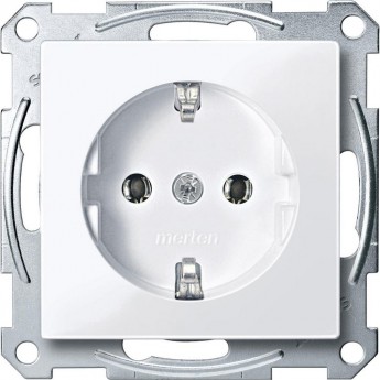 Механизм розетки SCHNEIDER ELECTRIC MERTEN б/шт, АКТИВНЫЙ БЕЛЫЙ, QF SM