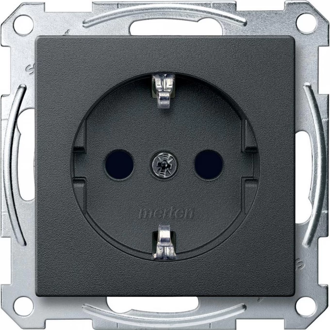 Механизм розетки SCHNEIDER ELECTRIC MERTEN с з/шт, АНТРАЦИТ, QF SM MTN2300-0414 Механизм розетки SCHNEIDER ELECTRIC MERTEN с з/шт, АНТРАЦИТ, QF SM MTN2300-0414
