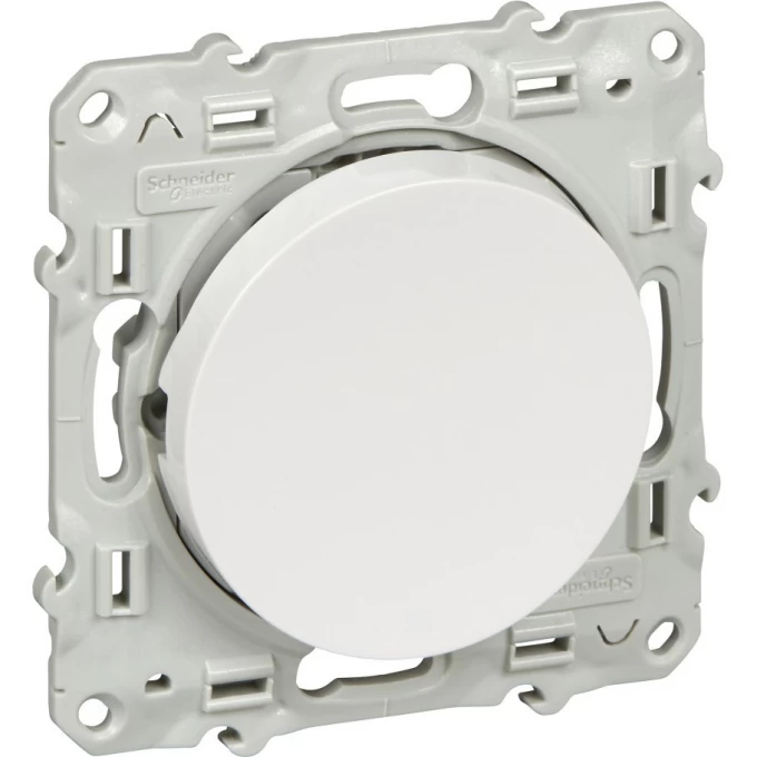Переключатель 1-клавишный SCHNEIDER ELECTRIC ODACE с LED-подсветкой, белый S52R263 Переключатель 1-клавишный SCHNEIDER ELECTRIC ODACE с LED-подсветкой, белый S52R263