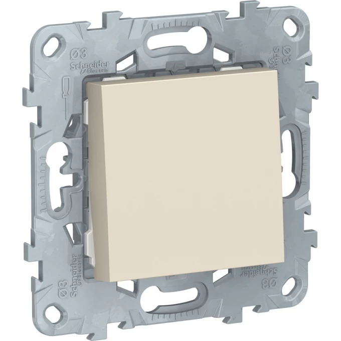 Переключатель 1-клавишный SCHNEIDER ELECTRIC UNICA NEW, сх. 6, 10 AX, 250 В, бежевый NU520344 Переключатель 1-клавишный SCHNEIDER ELECTRIC UNICA NEW, сх. 6, 10 AX, 250 В, бежевый NU520344