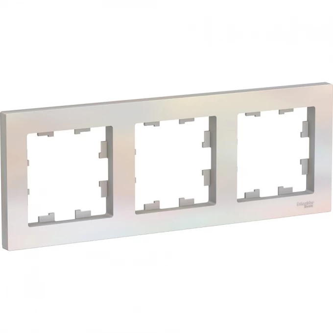 Рамка 3-постовая SCHNEIDER ELECTRIC ATLASDESIGN жемчуг ATN000403 Рамка 3-постовая SCHNEIDER ELECTRIC ATLASDESIGN жемчуг ATN000403