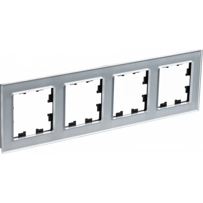 Рамка 4-постовая SCHNEIDER ELECTRIC ATLASDESIGN NATURE, органическое стекло алюминий ATN320304 Рамка 4-постовая SCHNEIDER ELECTRIC ATLASDESIGN NATURE, органическое стекло алюминий ATN320304