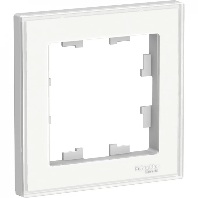 Рамка SCHNEIDER ELECTRIC ATLAS DESIGN ART 1-постовая, белый ATN200101 Рамка SCHNEIDER ELECTRIC ATLAS DESIGN ART 1-постовая, белый ATN200101