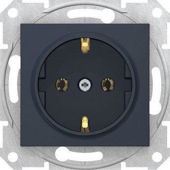 Розетка SCHNEIDER ELECTRIC SEDNA с зазем. конт., без защит. шторок, 16А, 250В, графит
