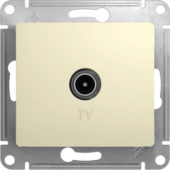 TV антенна коннектор SCHNEIDER ELECTRIC GLOSSA, механизм, БЕЖЕВЫЙ GSL000293