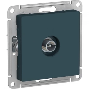 ТВ розетка SCHNEIDER ELECTRIC ATLASDESIGN коннектор, механизм, изумруд