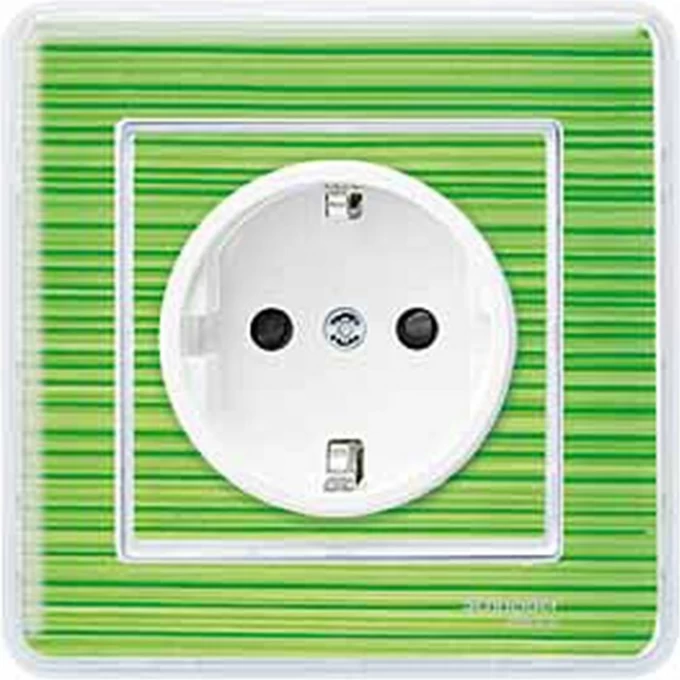 Механизм розетки SCHNEIDER ELECTRIC MERTEN M-CREATIV с шт, ПРОЗРАЧНЫЙ, SM MTN2300-3500