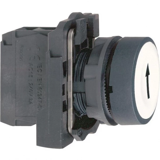 Кнопка 22мм SCHNEIDER ELECTRIC HARMONY XB5 белая с возвратом XB5AA3341 Кнопка 22мм SCHNEIDER ELECTRIC HARMONY XB5 белая с возвратом XB5AA3341