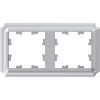Рамка 2-постовая SCHNEIDER ELECTRIC ATLASDESIGN Antique универсальная, алюминий