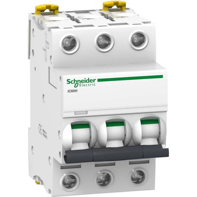 Автоматический выключатель SCHNEIDER ELECTRIC ACTI 9 iC60H 3П 25A D A9F85325 Автоматический выключатель SCHNEIDER ELECTRIC ACTI 9 iC60H 3П 25A D A9F85325
