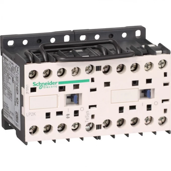 Контактор реверсивный SCHNEIDER ELECTRIC TESYS K 3P,6 А,НО,24V DС, винтовой зажим LP2K0610BD