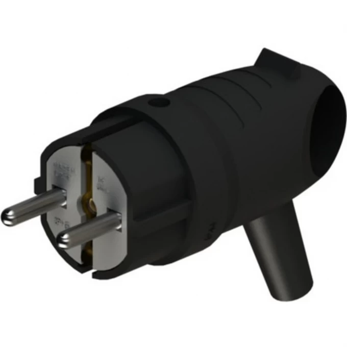 Вилка SCHNEIDER ELECTRIC 2К+З 16А/250В IP44 угловая каучуковая черный MST1102BK Вилка SCHNEIDER ELECTRIC 2К+З 16А/250В IP44 угловая каучуковая черный MST1102BK