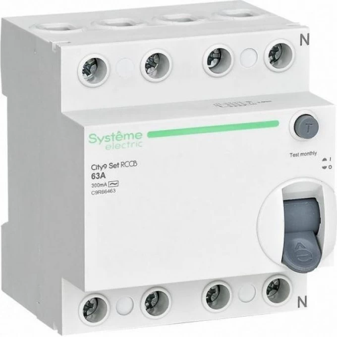 Выключатель дифференциального тока SCHNEIDER (УЗО) C9R36463 Выключатель дифференциального тока SCHNEIDER (УЗО) C9R36463